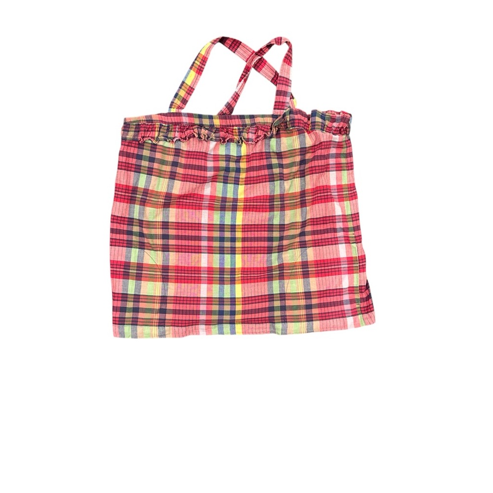 J. Crew Colorful Plaid Tank Top